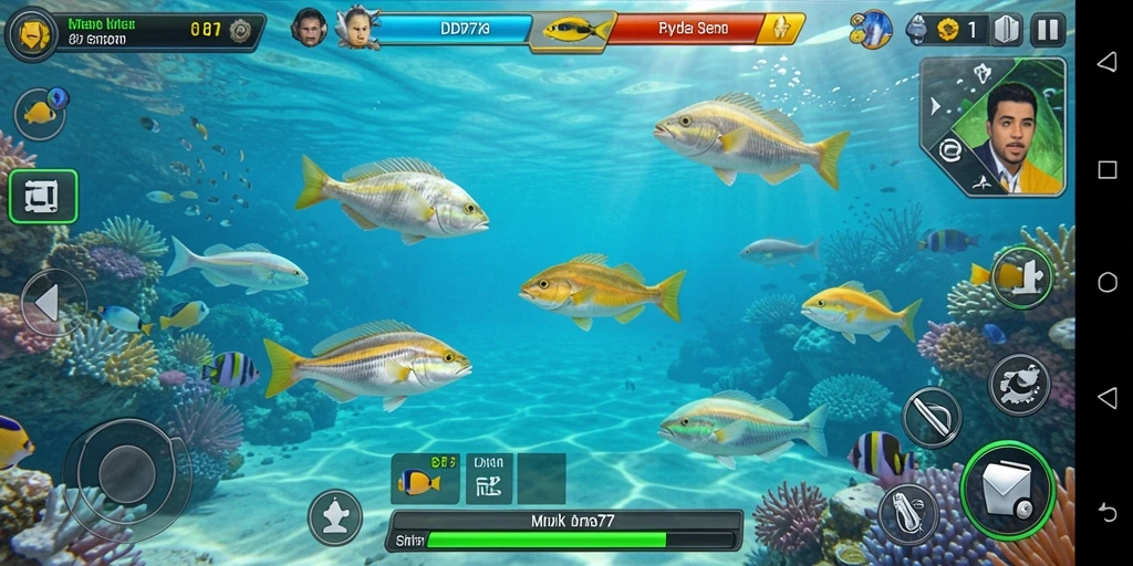 Tampilan gameplay IDR77 yang seru dengan grafis Tembak Ikan menarik.