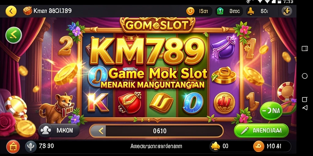 Tampilan menarik dari gameplay KM789 yang memikat para pemain slot.