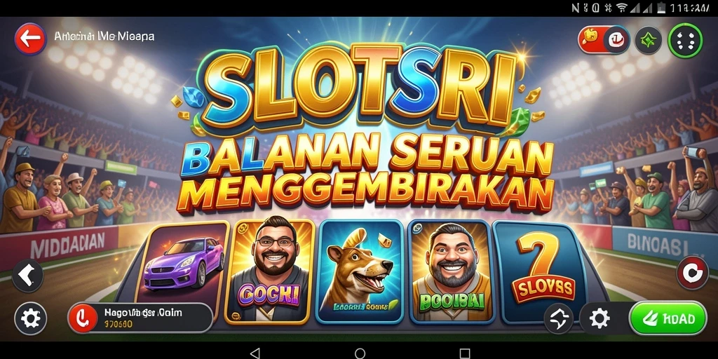 Gameplay SLOTSRI yang mendebarkan dengan kecepatan tinggi dan mobil yang bertenaga.