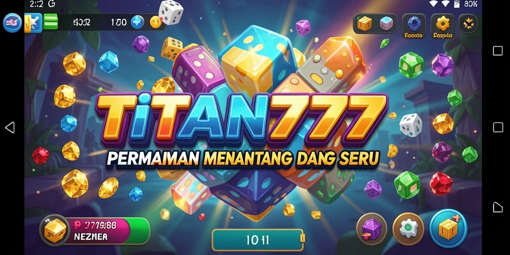 Tampilan gameplay Puzzle yang menarik dan menantang di TITAN777.