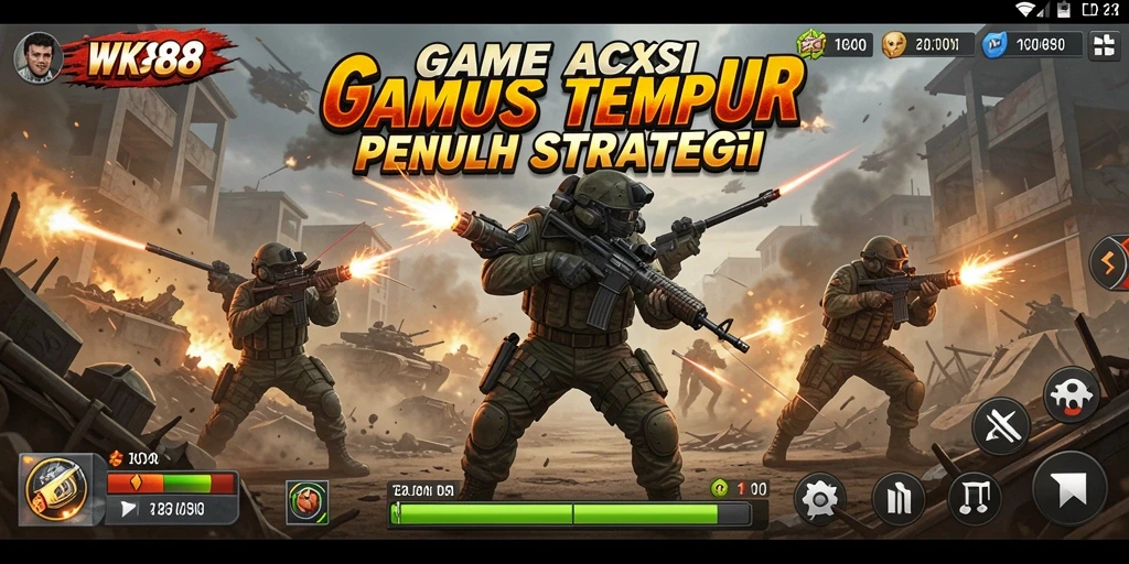 Gameplay seru WK888 dalam aksi TPS yang mendebarkan.